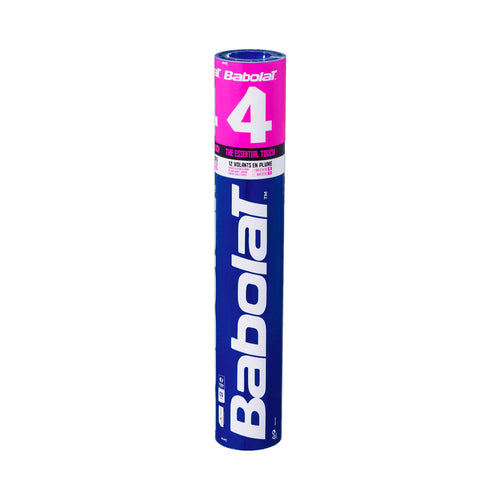 Babolat No. 4 Speed 77 Shuttle Cocks – Pack of 12