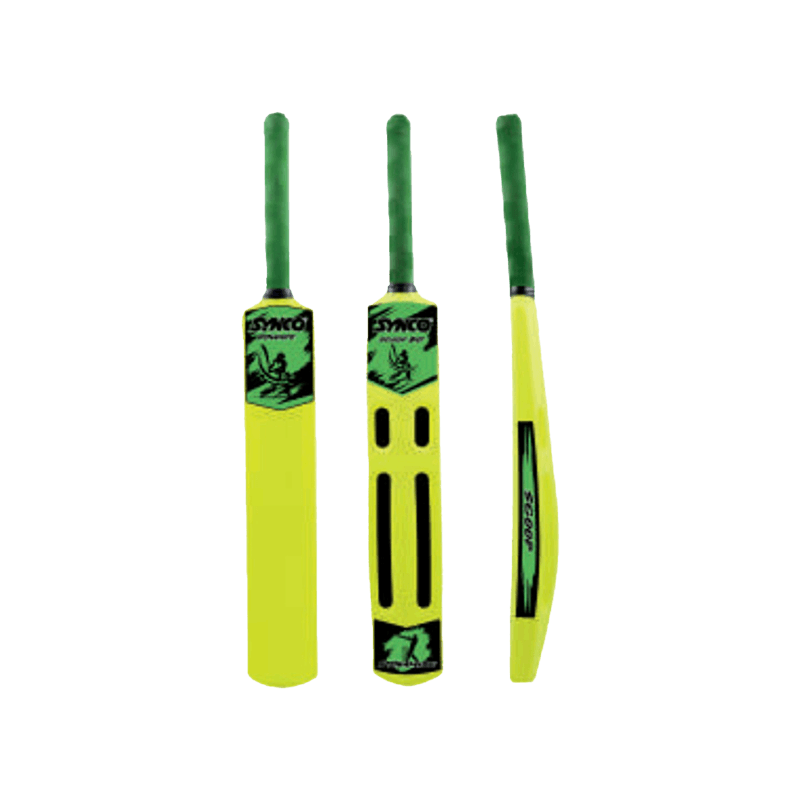 SYNCO DYNAMITE PLASTIC SCOOP BAT - YELLOW PLASTIC BAT HEAVY WEIGHT