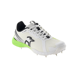 Kookaburra Pro 2.0 White/Lime/Black - Spike - Cricket Shoes