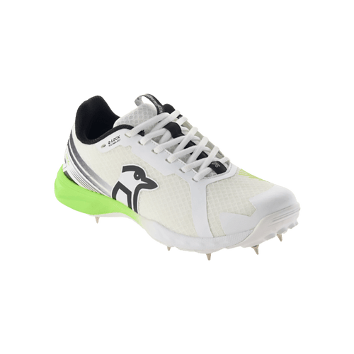 Kookaburra Pro 2.0 White/Lime/Black - Spike - Cricket Shoes