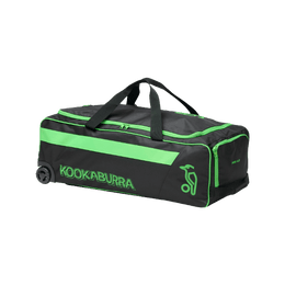 Kookaburra Pro 4.0 Wheelie Kit Bag - Black/Lime