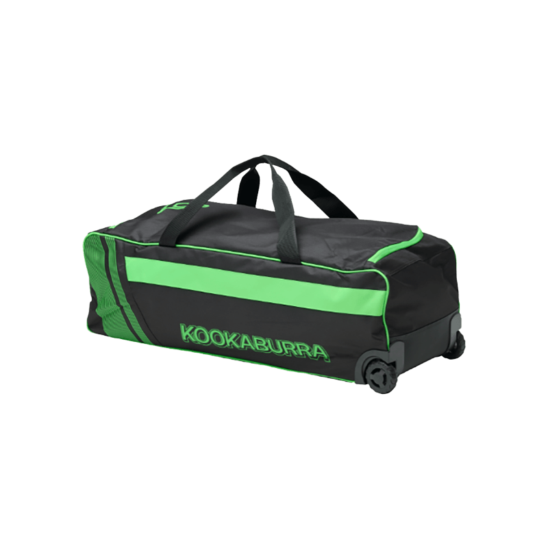 Kookaburra Pro 4.0 Wheelie Kit Bag - Black/Lime