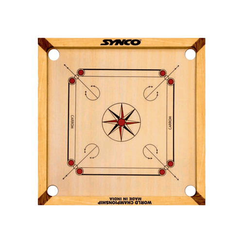 SYNCO CA006 MANGO CARROM BOARD 32" NATURAL/BLK