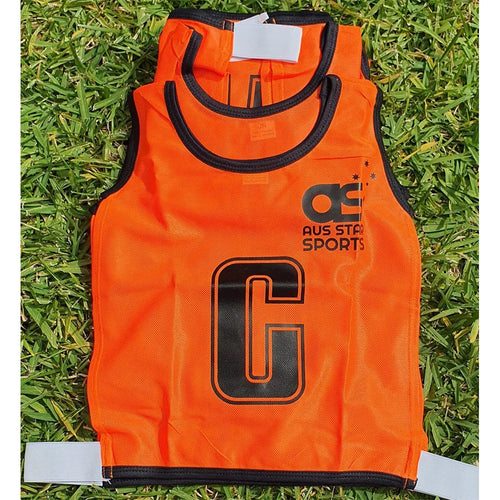 Netball Bibs Orange Adult