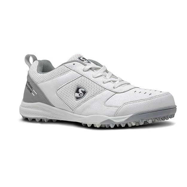 SG Fusion Grey/Teal Cricket Shoes | SWC