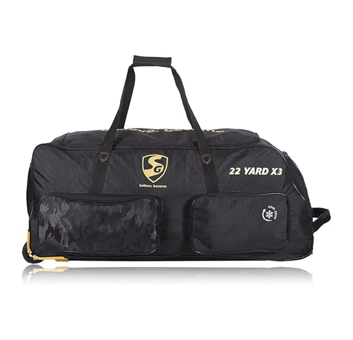 SG 22 Yard X3 Cricket Kit Bag - Wheelie - L