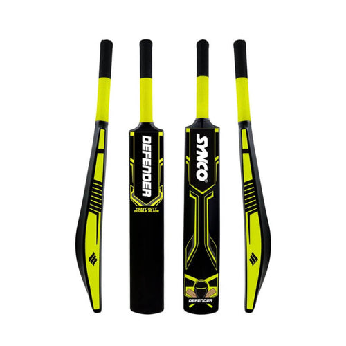 Synco Defender Plastic Cricket Bat - Double Blade (Heavy Duty)