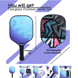 Synco Hybrid Pickleball Paddle Racket - Blue