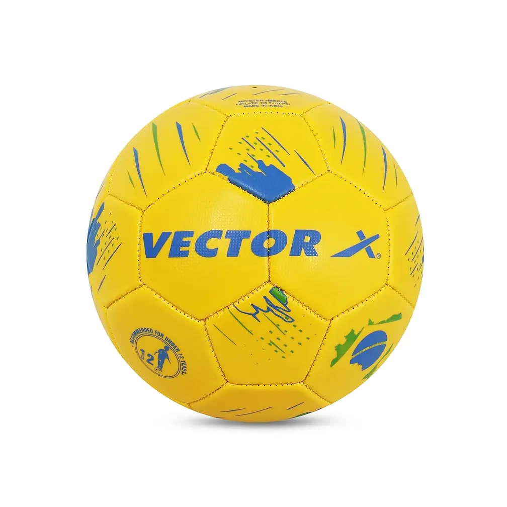 VECTOR X BRAZIL Machine Stitched 3 PVC Soccer Balls