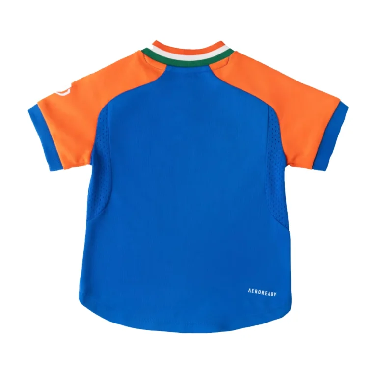 India cricket T20 fan jersey_Adidas cricket jersey_India cricket jersey Australia_cricket fan gear Canberra_buy Adidas cricket jersey online_Sports World Canberra_India T20 apparel